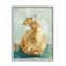Stupell Industries Golden Pear Painting Wall Art in Gray Frame